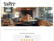 Tablet Screenshot of flatirongrilltexas.com